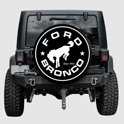 Lux Leather Spare Tire Cover - Bronco