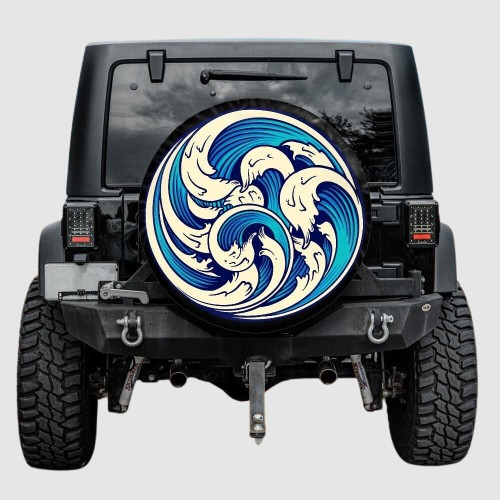 Ocean Jeep Tire Cover