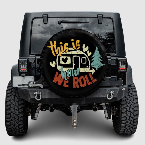 Lux Leather Spare Tire Cover - This Is How We Roll