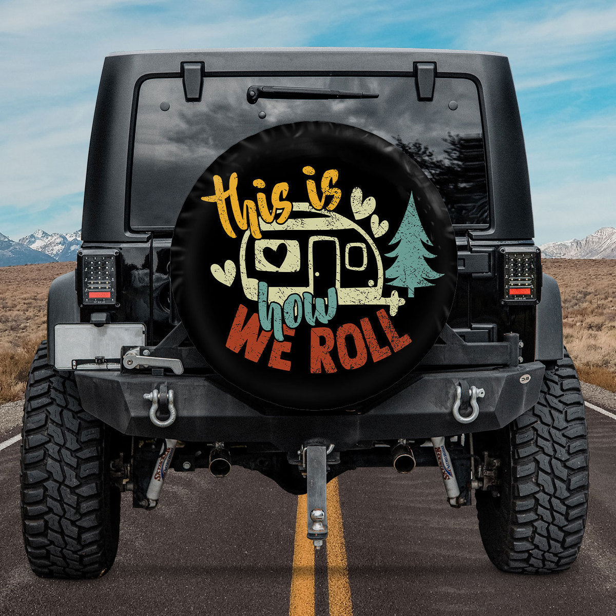 Lux Leather Spare Tire Cover - This Is How We Roll