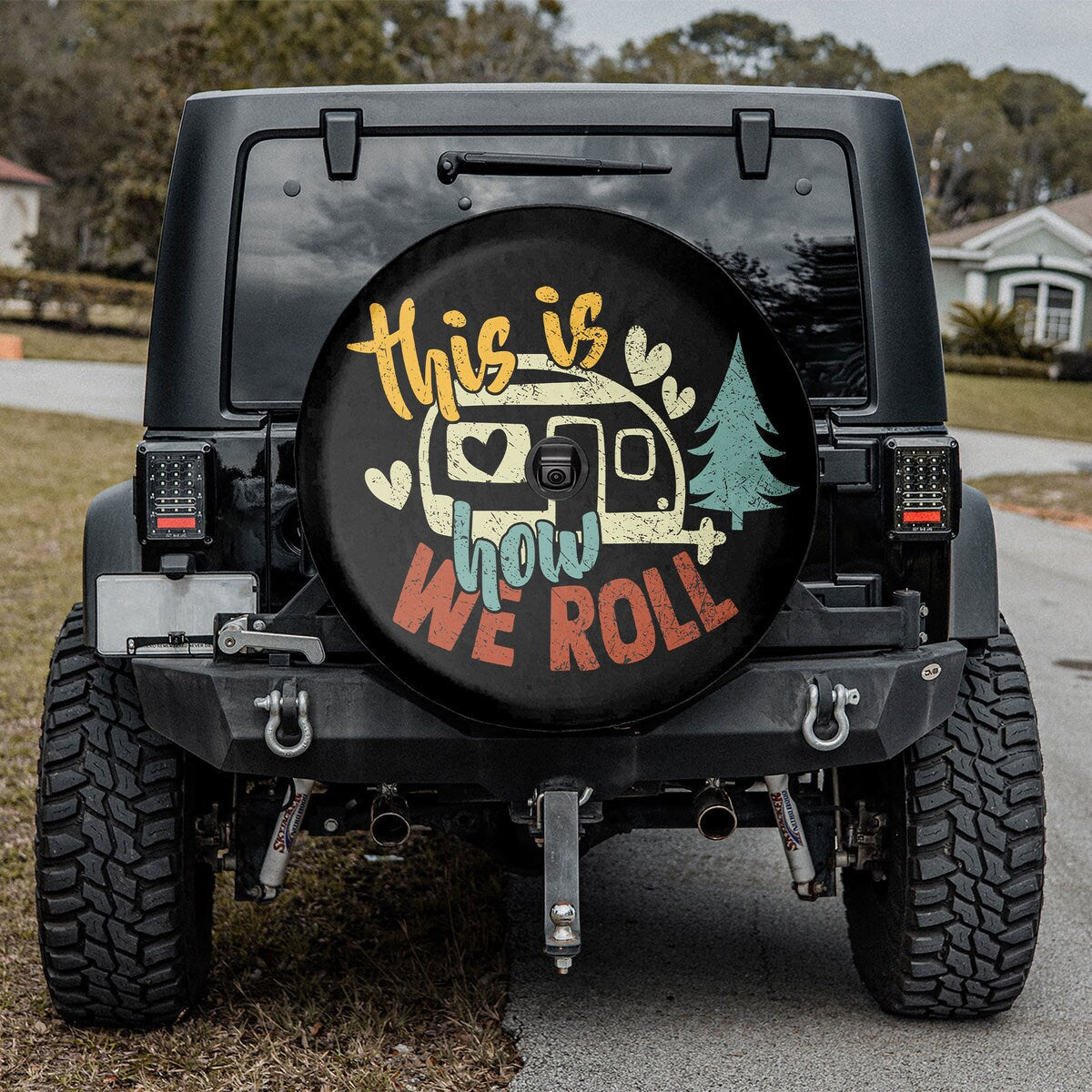 Lux Leather Spare Tire Cover - This Is How We Roll