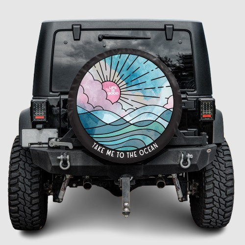 Leather Jeep Tire Covers